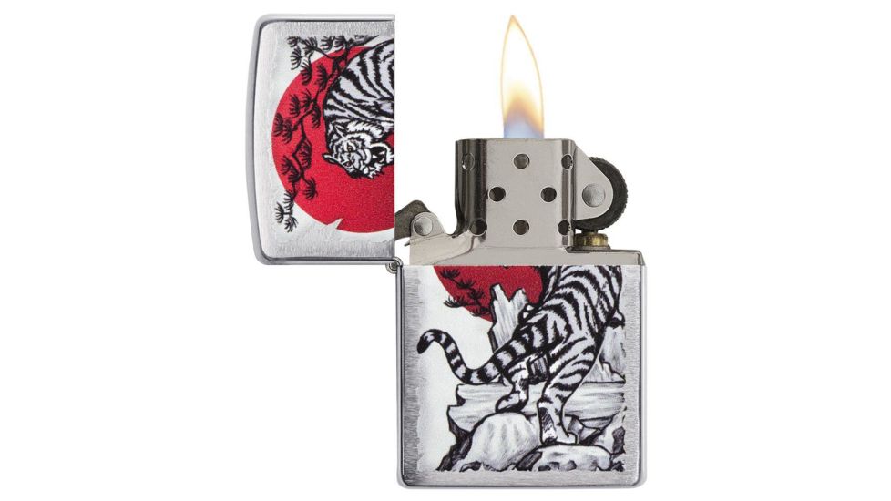 Zippo Asian Tiger Design Pocket Lighter 29889