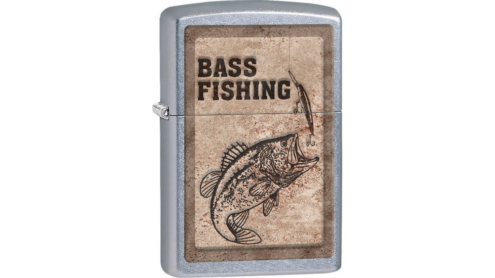 Zippo Bass Fishing Lighter, 1.44 x 2.25, 207-077494