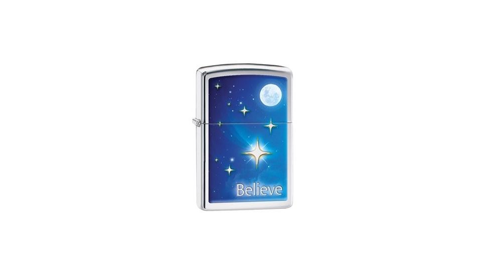 Zippo Believe Lighter, High Polish Chrome 29071