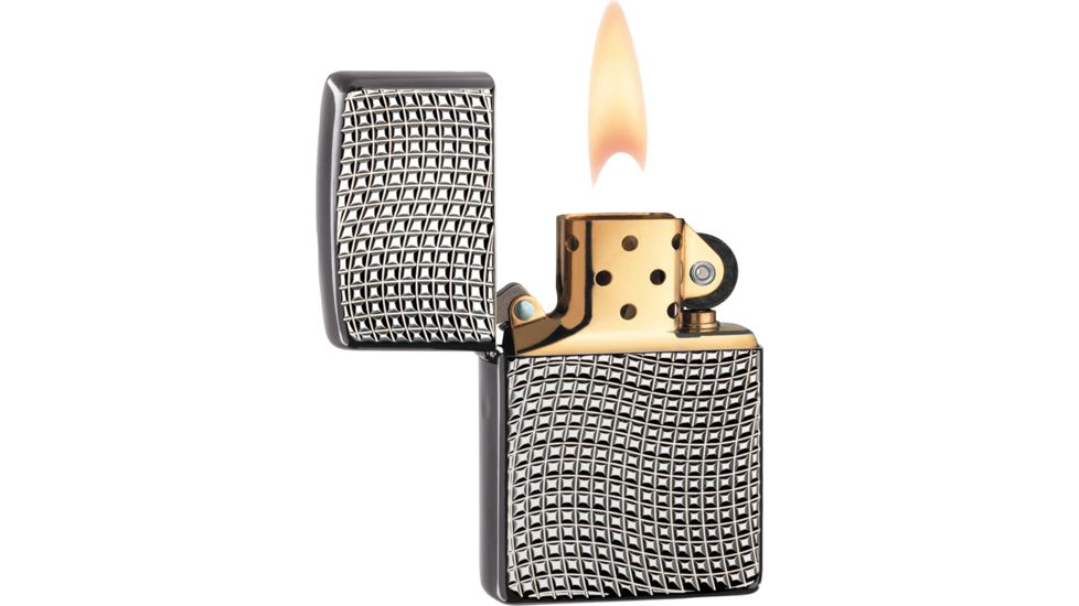 Zippo Cross Wave Ridge High Polish Lighter ZO28544