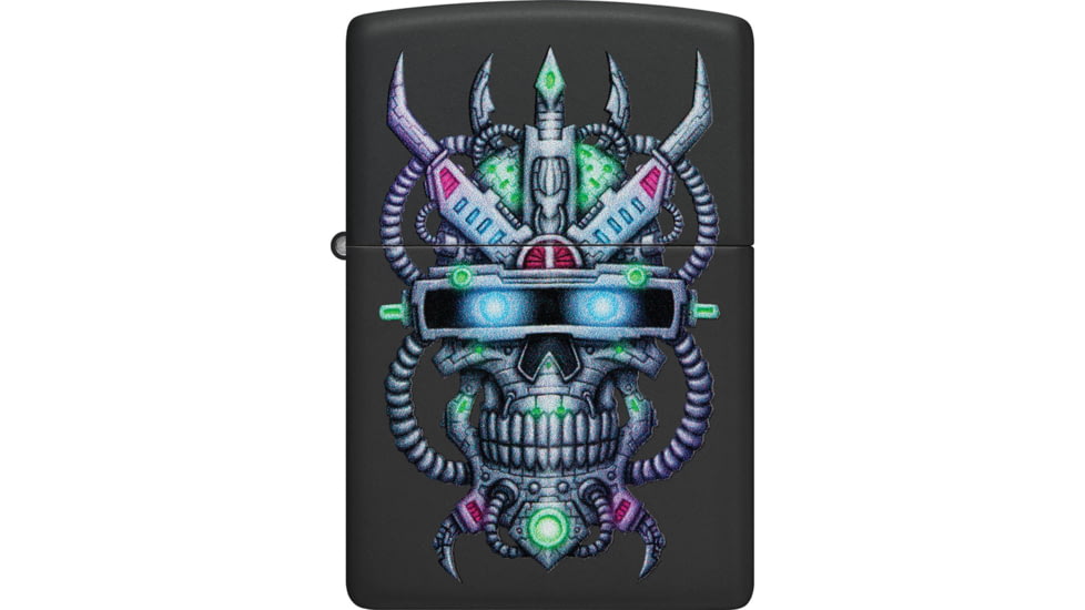 Zippo Cyber Skull Design Lighter