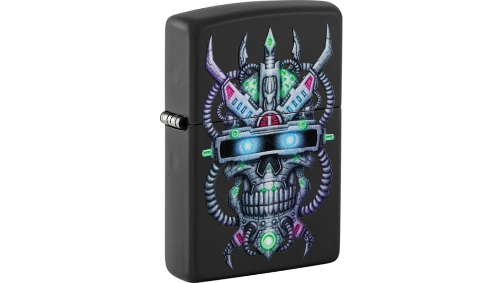 Zippo Cyber Skull Design Lighter