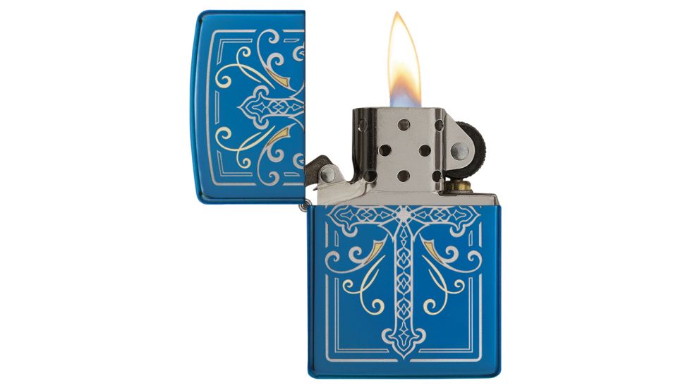 Zippo Elegant Cross Design Pocket Lighter, 29608