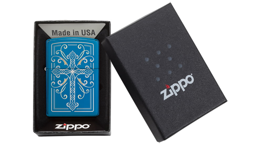 Zippo Elegant Cross Design Pocket Lighter, 29608