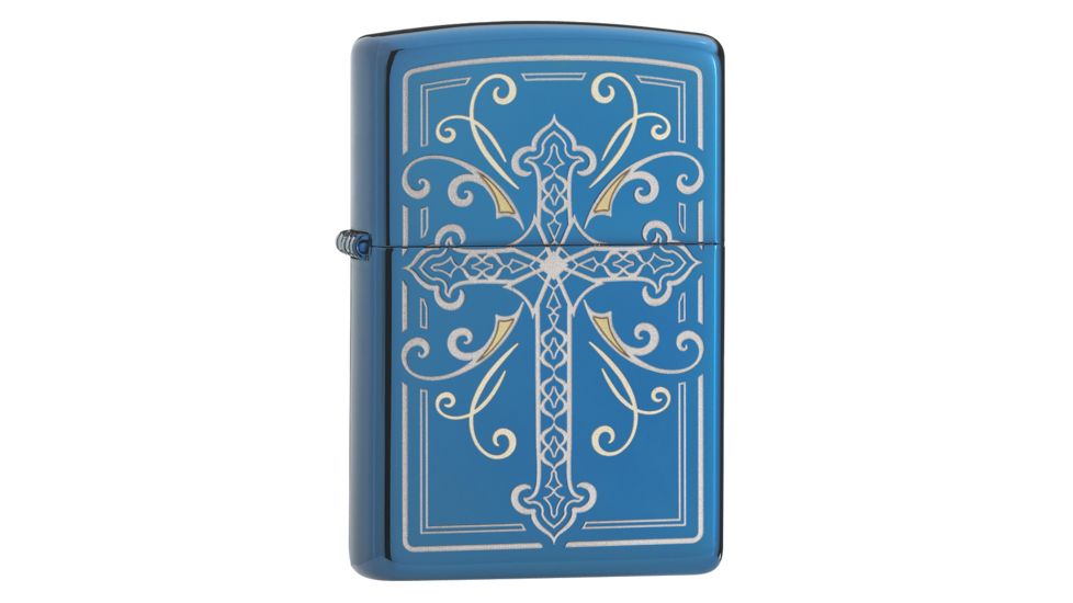 Zippo Elegant Cross Design Pocket Lighter, 29608
