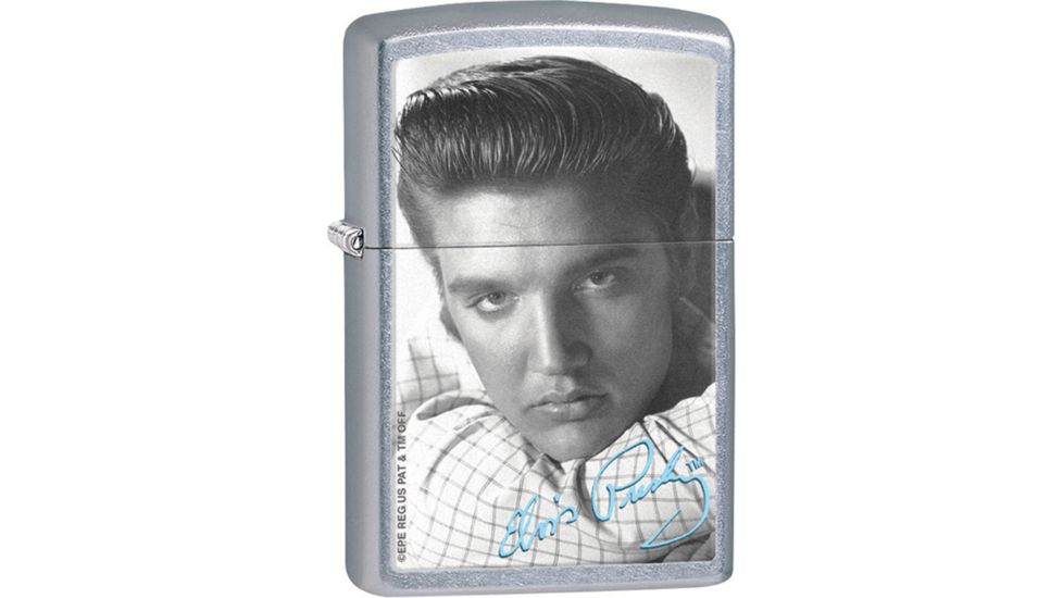 Zippo Elvis Street Chrome, Lighter ZO28629