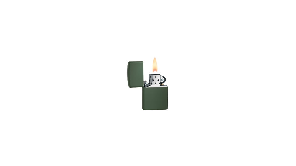 Zippo Classic Style Lighter, Green Matte 221