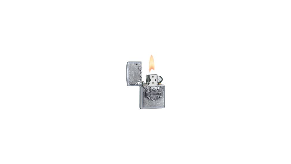 Zippo Harley Davidson Iron Eagle Classic Style Lighter, Street Chrome 20230