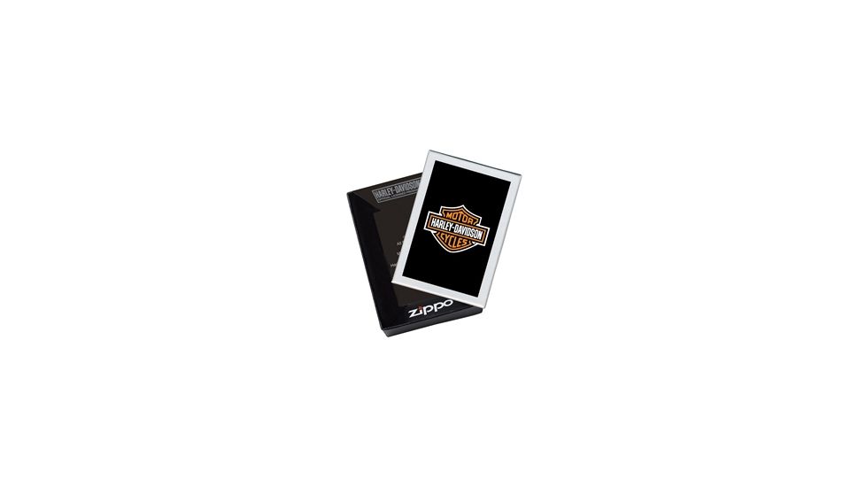 Zippo Harley-Davidson Windrproof Lighter,Black/Blue Street Chrome 28822