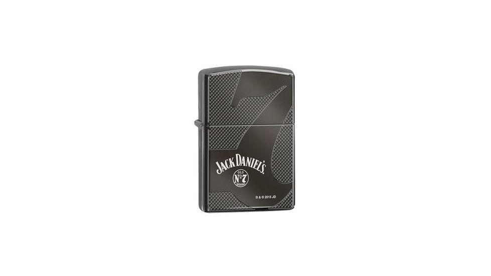 Zippo Jack Daniels Armor Lighter, Ice Black 28817