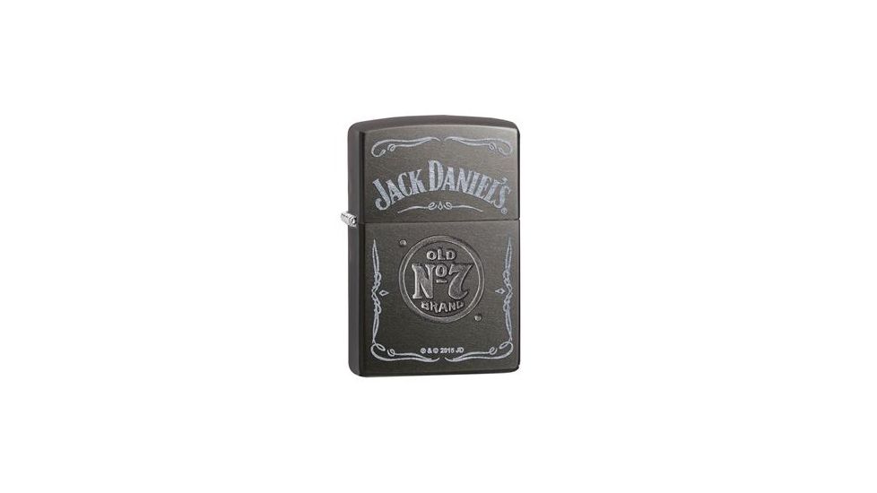 Zippo Jack Daniels Lighter, Dusk Gray 29150
