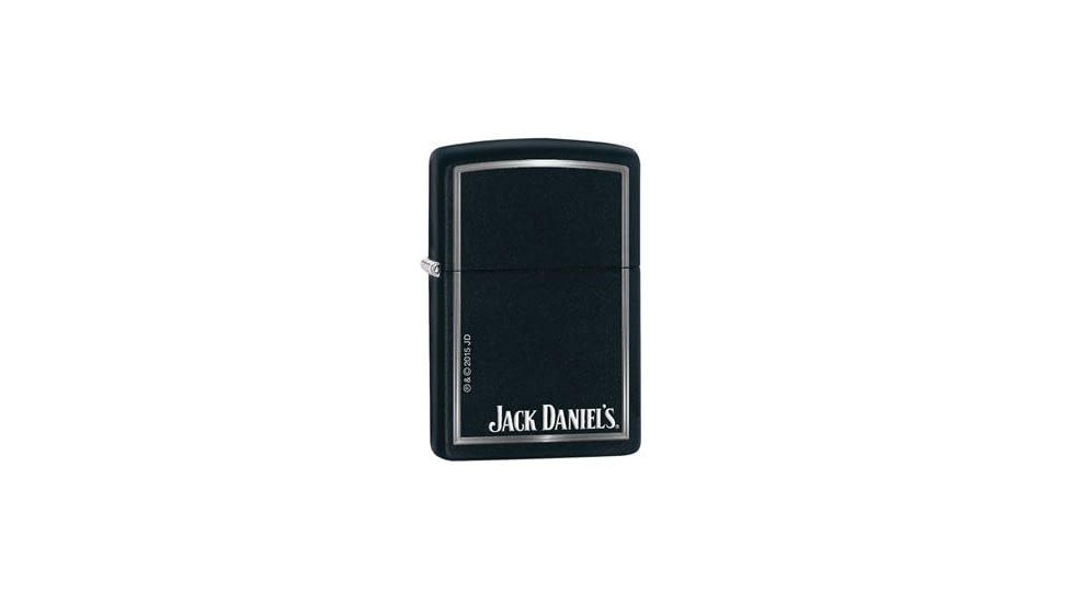 Zippo Jack Daniels Windproof Lighter, Matte Black 28820
