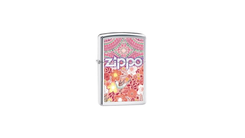 Zippo Lighter, Songbird, High Polish Chrome 28851
