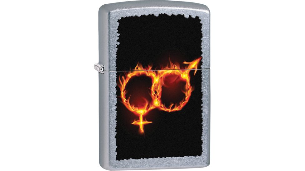 Zippo Man Woman Fire Street Ch Lighter ZO28446