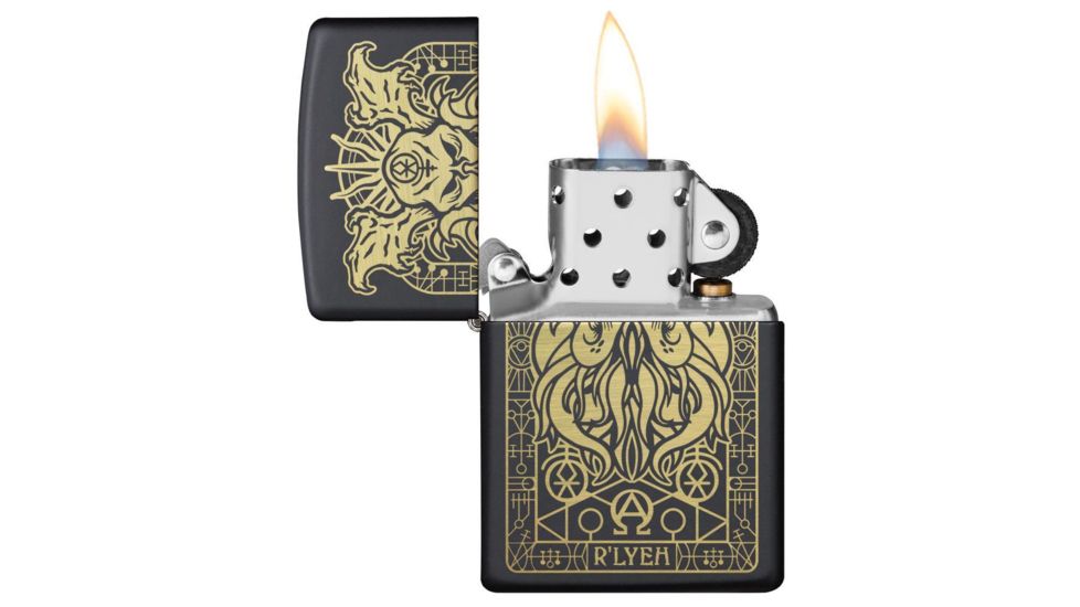 Zippo Monster Design Pocket Lighter, Black, 29965