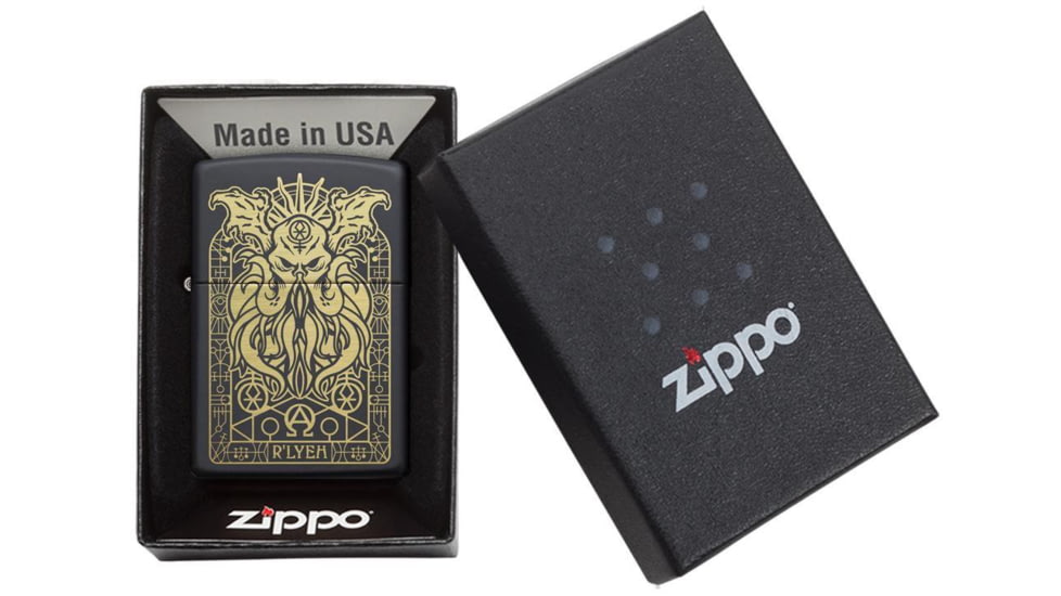 Zippo Monster Design Pocket Lighter, Black, 29965