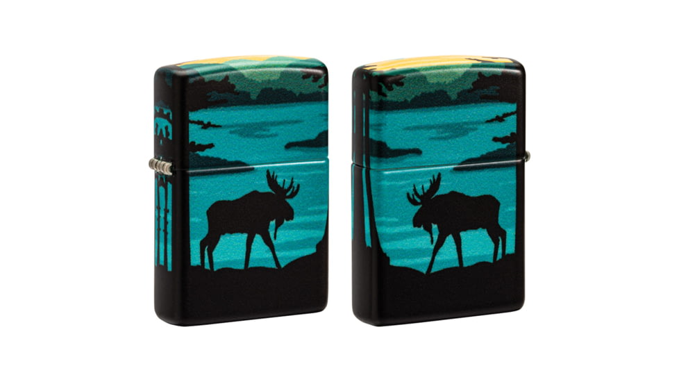 Zippo Moose Landscape Lighter