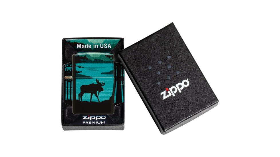 Zippo Moose Landscape Lighter