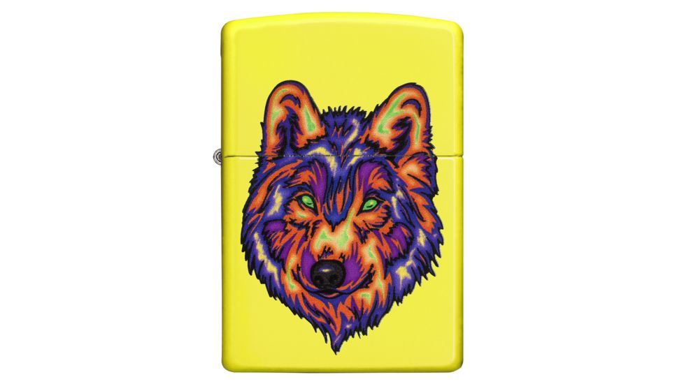 Zippo Neon Wolf Pocket Lighter, 29639