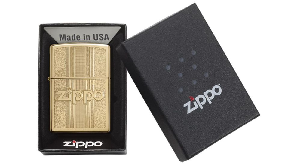 Zippo Pattern Design Pocket Lighter w/ Box 29677