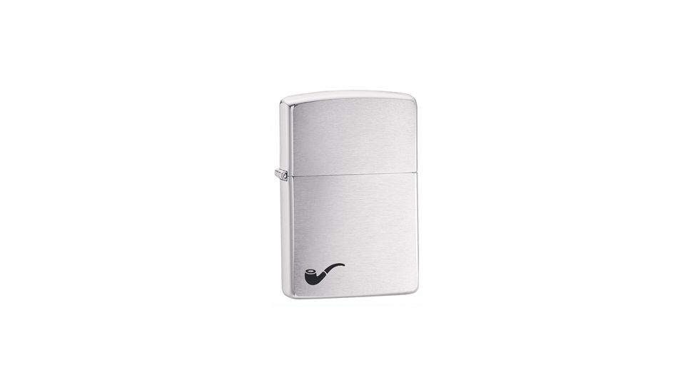Zippo Classic Style Pipe Lighter, Brushed Chrome 200PL