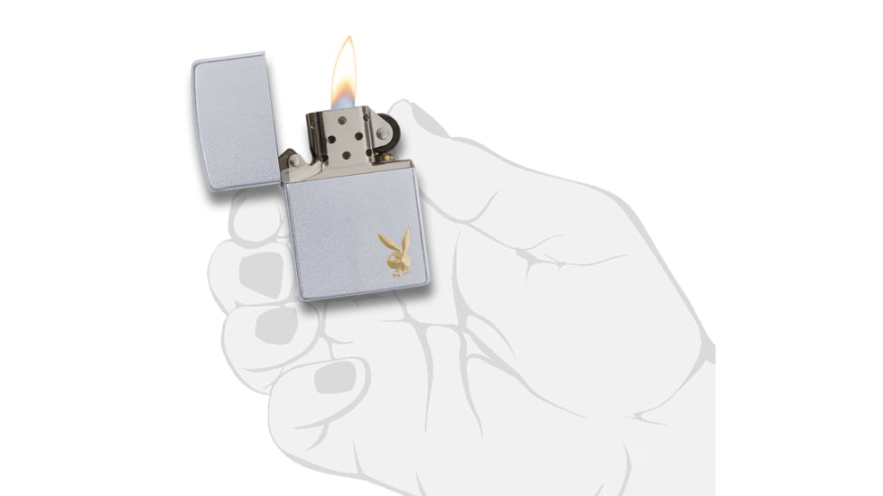 Zippo Playboy Golden Bunny Pocket Lighter, 29603