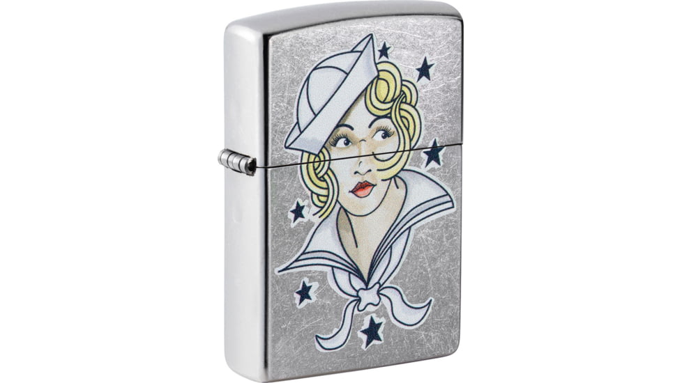 Zippo Sailor Girl Tattoo Lighter