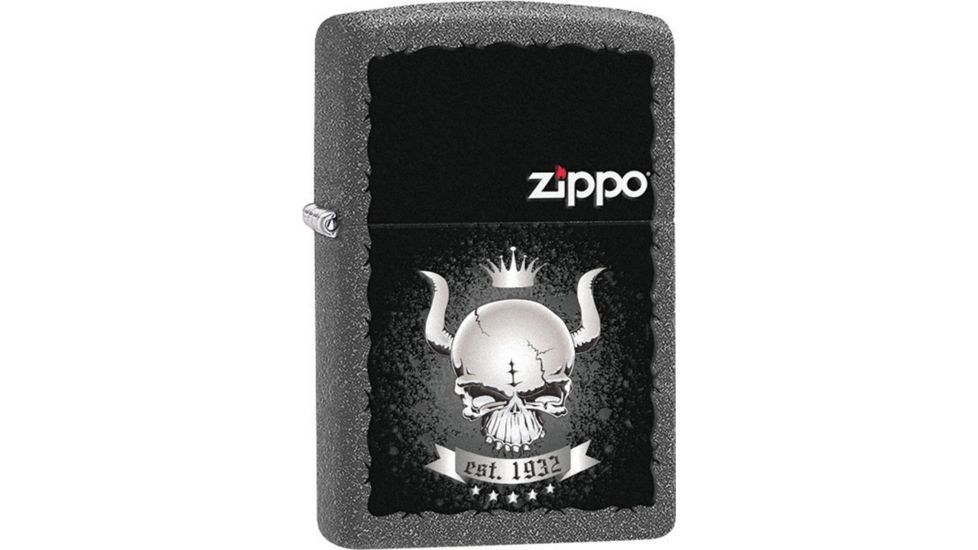 Zippo Skull Crown Iron Stone, Lighter ZO28660