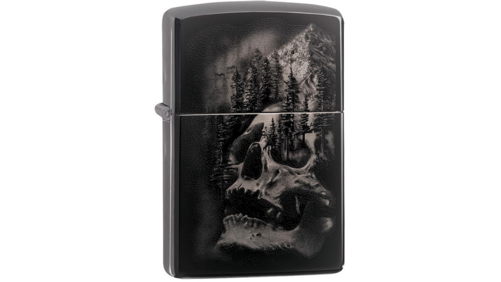 Zippo Skull Mountain Lighter, 1.44 x 2.25, 49141