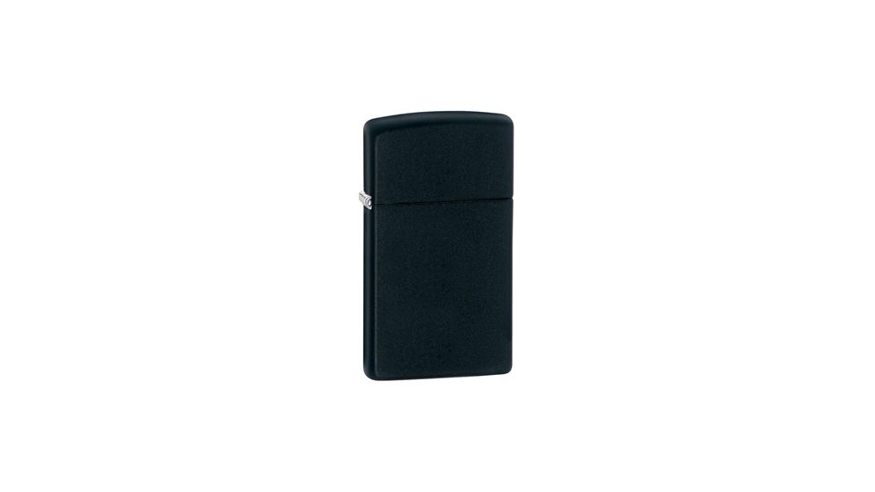 Zippo Classic Style Slim Lighter, Black Matte 1618