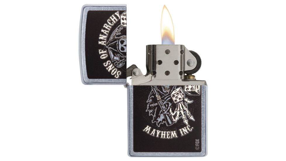 Zippo Sons of Anarchy Mayhem Inc. Pocket Lighter, 29582