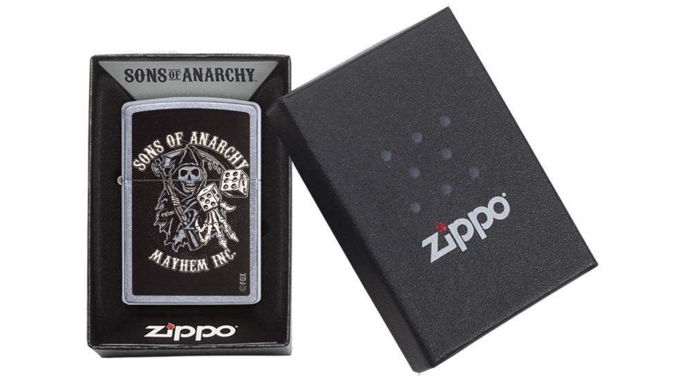 Zippo Sons of Anarchy Mayhem Inc. Pocket Lighter, 29582