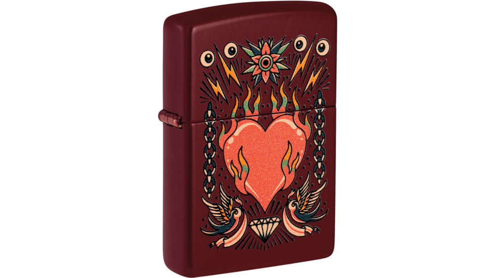 Zippo Tattoo Heart Design Lighter, ZO26920