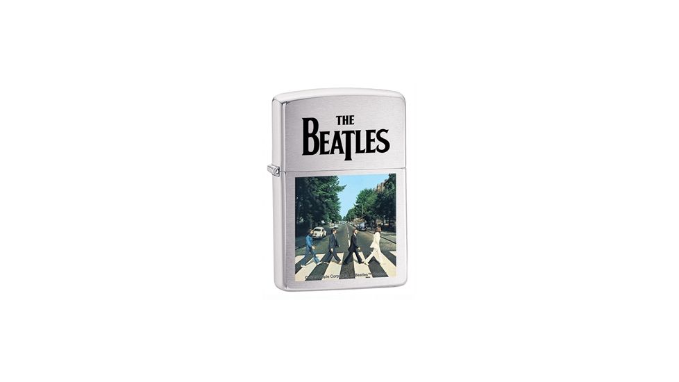 Zippo The Beatles Classic Style Lighter, Brushed Chrome 28255