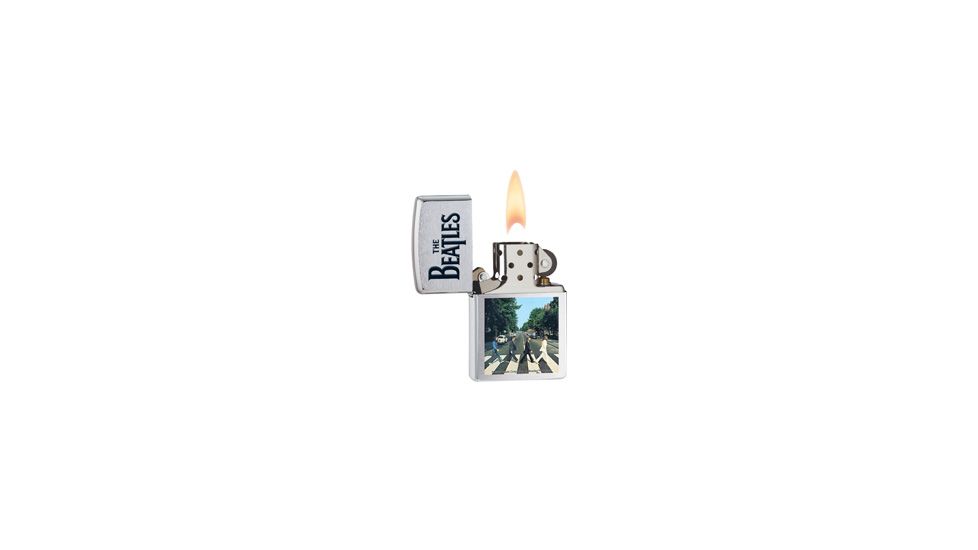 Zippo The Beatles Classic Style Lighter, Brushed Chrome 28255