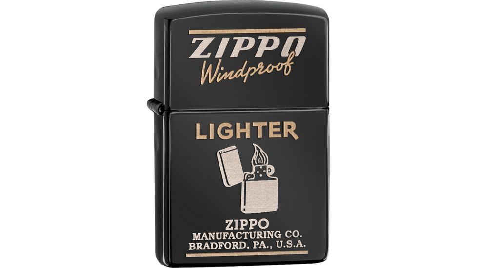 Zippo Windproof Ebony Lighter ZO28535