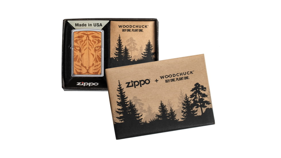 Zippo Woodchuck Cherry Tiger
