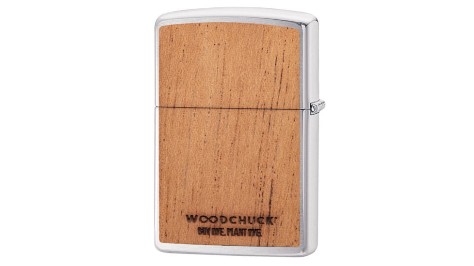 Zippo WOODCHUCK USA American Flag Pocket Lighter, 29966