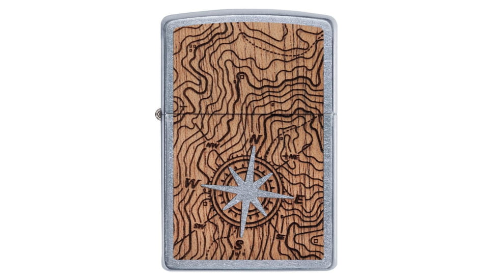 Zippo WOODCHUCK USA Compass Pocket Lighter, 49055