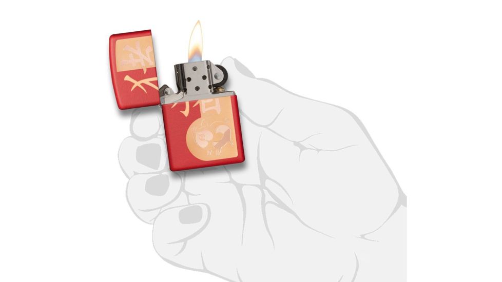 Zippo Year of the Pig Design Lighter w/ Box 29661