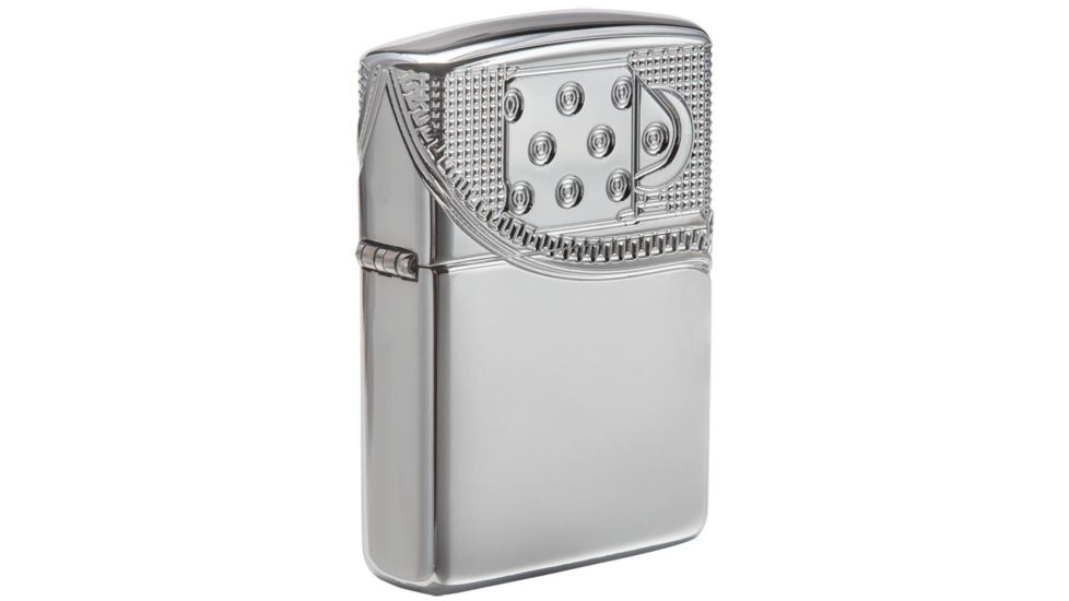 Zippo Zipper Design Pocket Lighter w/ Box 29674