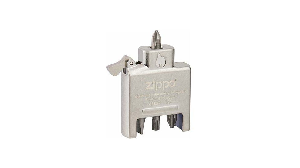 Zippo Bit Safe Screwdriver Insert Multi-Tool, Steel, 65701