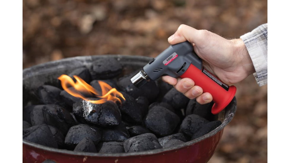 Zippo FireFast Torch Lighter, Red/Gray, 40558