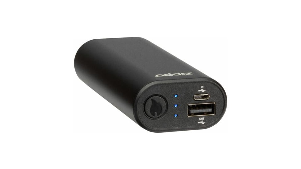 Zippo HeatBank 6 Rechargeable Hand Warmer, Black, 40609