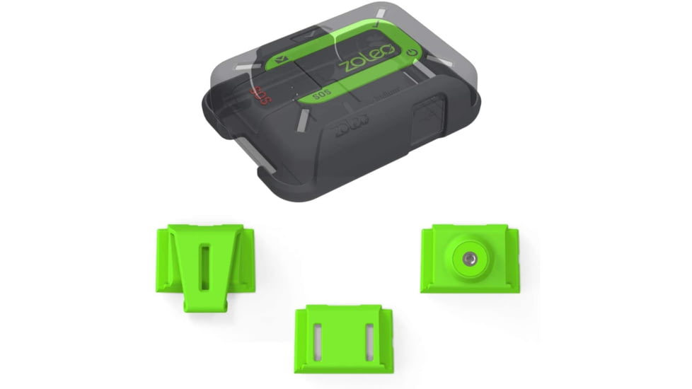 ZOLEO Cradle Accessory Kit, Black/Green, ZLCAK