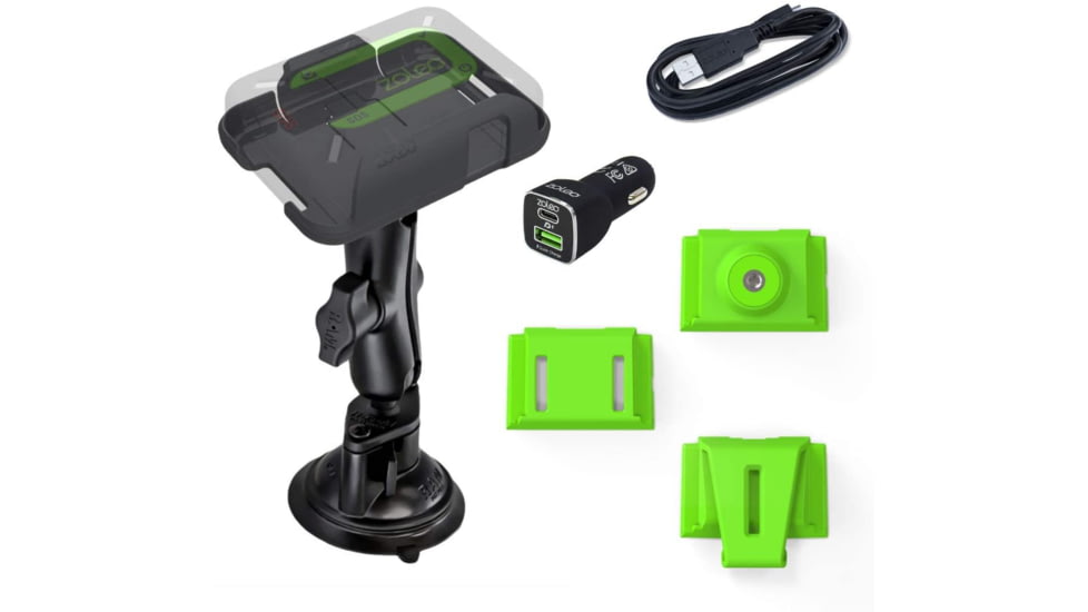ZOLEO Universal Mount Accessory Kit, Black/Green, ZLUMK