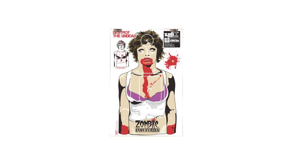 Zombie Industries The Ex Zombie Colossal Paper Targets 24x36 Inch 100 Per Package