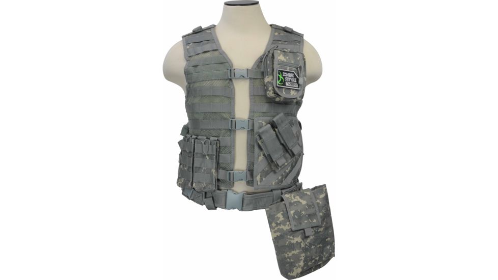 Zombie Infected Kit, Digital - with Vest and 5 Pouches KZCMS2D
