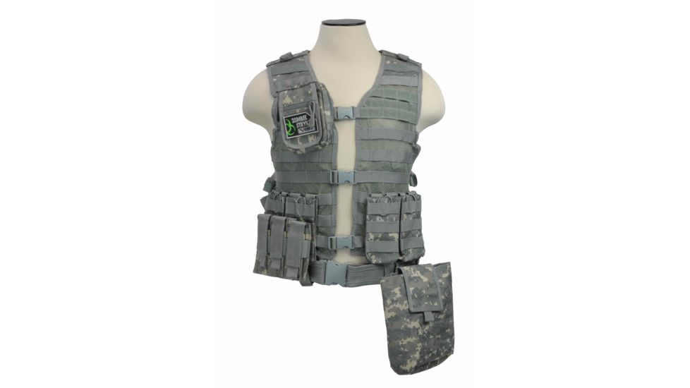 Zombie Zombat Kit Digital With Vest And 5 Pouches Kzcms3d