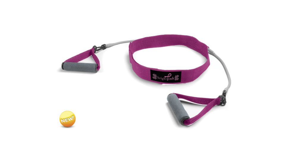 Zon Walking Belt with Resistance Tubes, Pink 063480